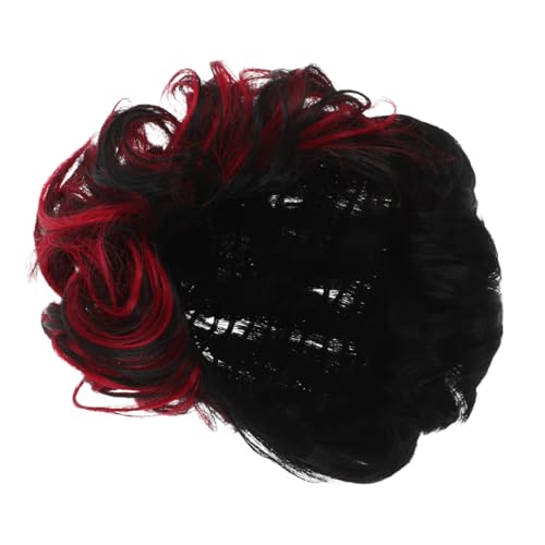 VALICLUD Kurze Gewellte Kunsthaarperücke für Damen Flauschige Lockige Kurzhaarfrisur für Partys und Cosplay Sicherer Sitz Einfach zu Langlebig und Modischdm Bh von VALICLUD