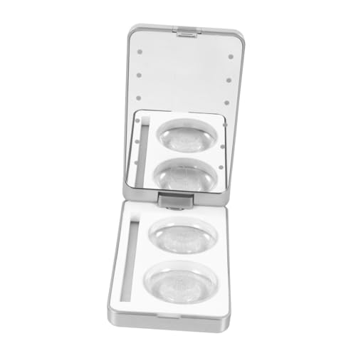 VALICLUD Wimpern Organizer mit LED Spiegel Tragbare Wimpern Aufbewahrungsbox Wimpernhalter für Kosmetik Make Up Behälter für Handtasche Multifunktionale Wimpernbox von VALICLUD
