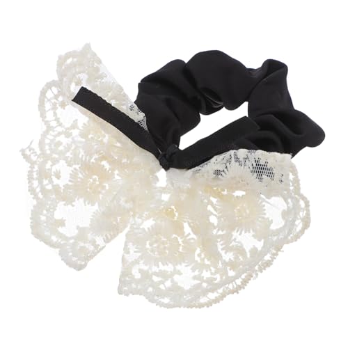 VALICLUD Pferdeschwanz-halter Aus Spitze Elastische Haargummis Mit Schleife Rutschfeste Haarseile Für Damen Mädchen Kleinkinder Vielseitig Einsetzbar Für Verschiedene Frisuren von VALICLUD