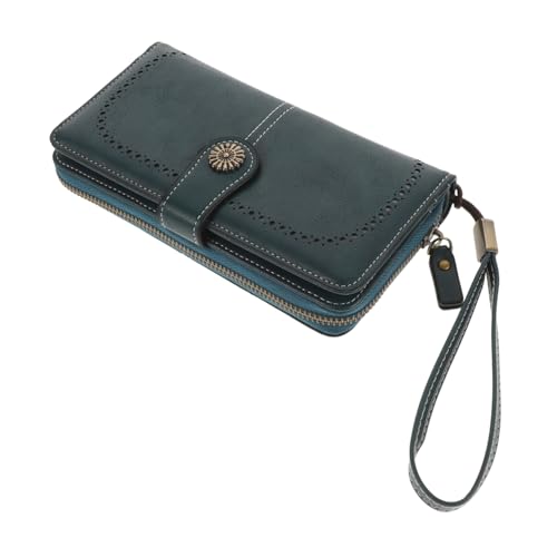 VALICLUD Schlankes Damen-geldbörse Mit Reißverschluss Münzgeldbörse Kartenhalter Clutch Tasche Aus Pu Praktisch Und Elegant Für Jeden Anlass von VALICLUD