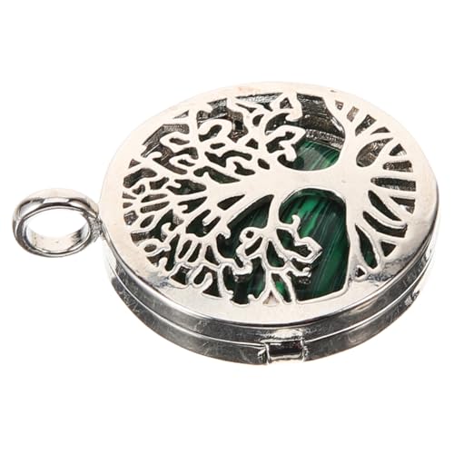 VALICLUD Lebensbaum Anhänger aus Stein und Legierung Hohl Gearbeitet Symbolisch für Wachstum und Kraft Stilvoller Schmuckanhänger zum Basteln Langlebig Einzigartiges Design für Charms von VALICLUD
