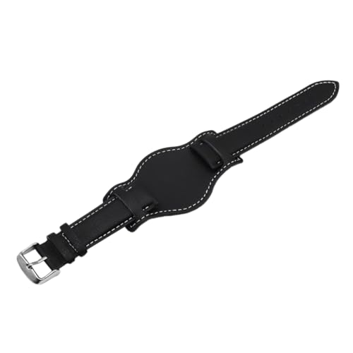 VALICLUD Lederarmband Für Uhren Schwarz 18 Mm Geeignet Für Freizeitkleidung von VALICLUD