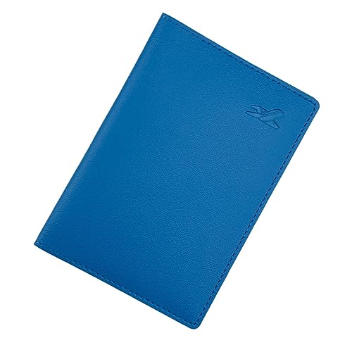 VALICLUD Ledertasche Reise-Organizer Ausweishülle Kreditkartenetui Flugtickethalter Robustes Pu-Leder Und Ordentlich von VALICLUD