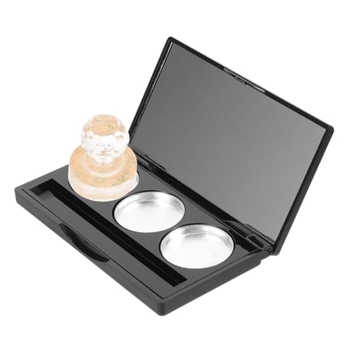 VALICLUD Leere Lidschatten Palette Farben mit Spiegel Robuster Make Up Organizer für DIY Lidschatten Lippenstift Kompakte Langlebige Kosmetik Aufbewahrungsbox von VALICLUD
