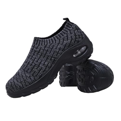 VALICLUD Leichte Atmungsaktive Sportschuhe Damen rutschfeste Sohlen Weiche Polsterung Strapazierfähiges Material Modische Mesh Freizeitschuhe für Frühling und Alltag von VALICLUD