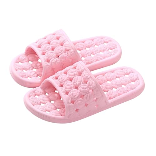 VALICLUD Leichte Massage badelatschen für Damen und Herren Rutschfeste Atmungsaktive Hausschuhe mit Offener Zehenpartie Langlebiges Material für Sommer und Innenbereich von VALICLUD