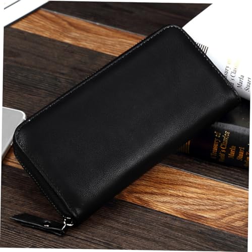 VALICLUD Leichte Multifunktionale PU Geldbörse mit Reißverschluss Langer Kartenhalter Tragbare Herren Outdoor Geldbeutel für Kreditkarten Bargeld und Münzen Robust und Stilvoll von VALICLUD