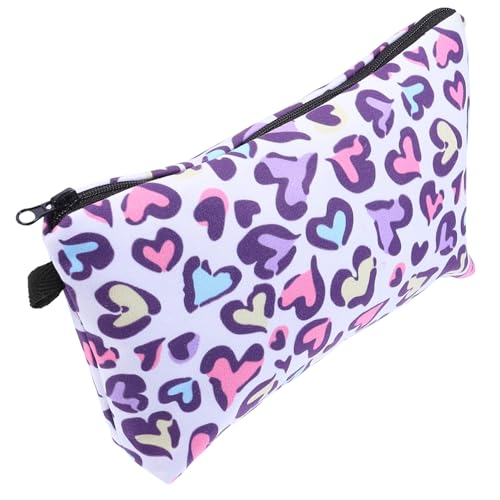 VALICLUD Leopard Print Kosmetiktasche Damen Robuste Make Up Tasche mit Reißverschluss Multifunktionale Reise und Toiletry Bag für Alltag und VALICLUD Leopard Print Kosmetiktasche Damen Robuste Make Up Tasche mit Reißverschluss Multifunktionale Reise und Toiletry Bag für Alltag und von VALICLUD