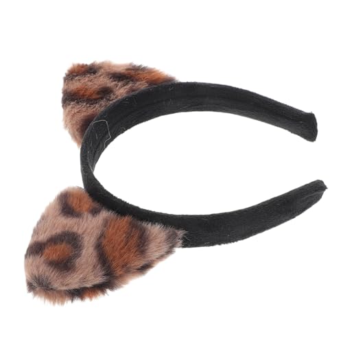 VALICLUD Leoparden Katzenohren Haarreif Für Süßes Cosplay Accessoire Mit Tierischem Design Für Partys Und Thematische Events Und Leicht Zu Tragen von VALICLUD
