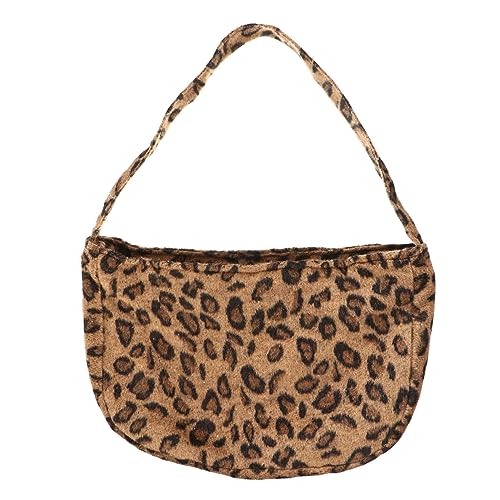 VALICLUD Leopardenmuster Armpit Bag Damen Handtasche Schultertasche Modisch Vielseitig für Party Shopping Alltag Leichte Umhängetasche für Frauen von VALICLUD