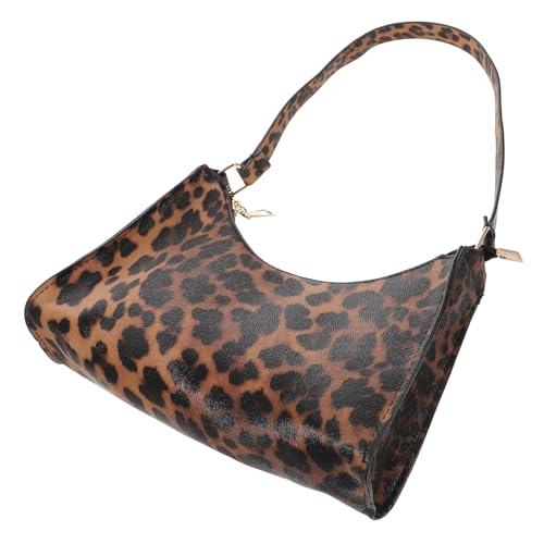 VALICLUD Leopardenmuster PU Schultertasche Clutch mit Reißverschluss Vielseitige Umhängetasche für Alltag und Besondere Anlässe Geeignet für Frauen VALICLUD Leopardenmuster PU Schultertasche Clutch mit Reißverschluss Vielseitige Umhängetasche für Alltag und Besondere Anlässe Geeignet für Frauen von VALICLUD