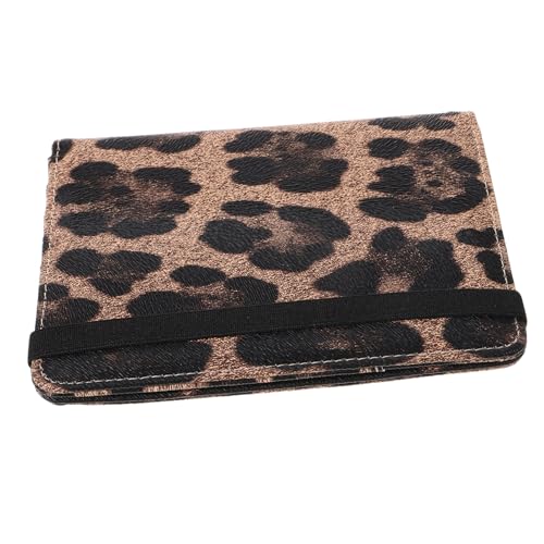 VALICLUD Reisepasshülle Mit Leopardenmuster RFID-Schutz Kartenfächern Und Tickethalter Für Damen Und Herren Aus Leichtem Pu-Material von VALICLUD