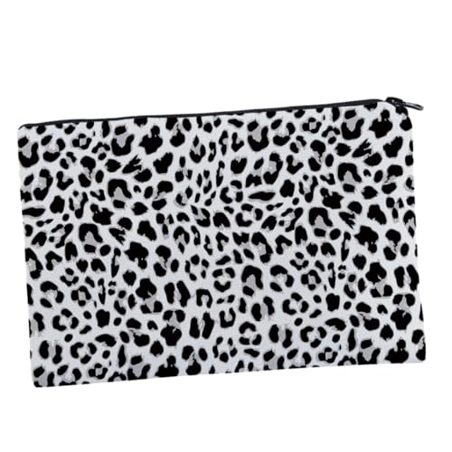 VALICLUD Leopardmuster Kosmetiktasche Damen Handtasche Multifunktional Tragbar für Reisen Business Gym Alltag Stylisch und Robust von VALICLUD