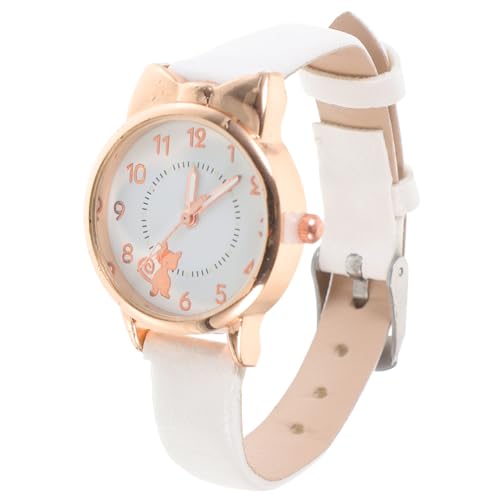 VALICLUD Leuchtende Armbanduhr Für Junge Mädchen Mädchen Uhr Mit Verstellbarem Armband Aus Hochwertigen Materialien Katzenohr Design Kinderuhr Leuchtuhr von VALICLUD