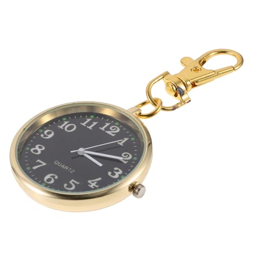 VALICLUD Leuchtende Schlüsselanhänger-taschenuhr Mit Großem Für Alltag Präzise Zeitanzeige Leicht Und Angenehm Zu Tragen von VALICLUD