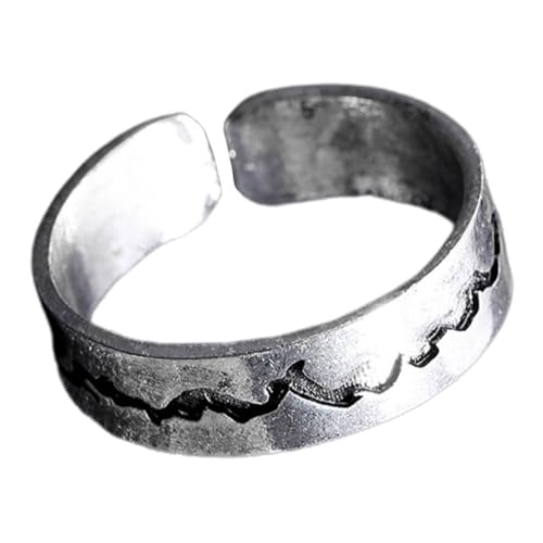 VALICLUD Leuchtender Ring stylischer Fingerring Mode antiker Silberschmuck Kreativer Ring öffnende Fingerverzierungen Legierung Blue VALICLUD Leuchtender Ring stylischer Fingerring Mode antiker Silberschmuck Kreativer Ring öffnende Fingerverzierungen Legierung Blue von VALICLUD