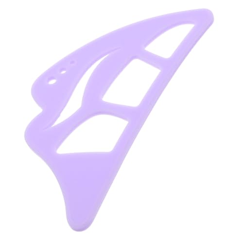 VALICLUD Lidschattenvorlage Lidschatten-guide-tool Lidschatten -schablonenzubehör Wiederverwendbares Lidschattenschablonen -werkzeug Lidschatten-schablone Eyeliner-helfer Lavender Kieselgel von VALICLUD