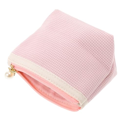VALICLUD Portable Corduroy Kosmetiktasche Rosa Kleine wasserdichte Make-up-Organizer-Tasche Mit Fächern Für Lippenstifte Und Toilettenartikel Für Täglichen Gebrauch Oder von VALICLUD