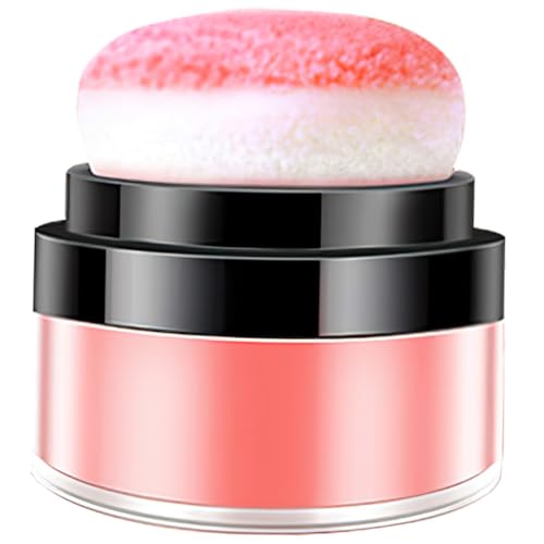 VALICLUD Loose Cushion Blush Puder mit Feinem Langanhaltendem Finish und Natürlichem Glow Mattierend Dreidimensionales Contouring Geeignet für Frauen und Professionelles Make up von VALICLUD
