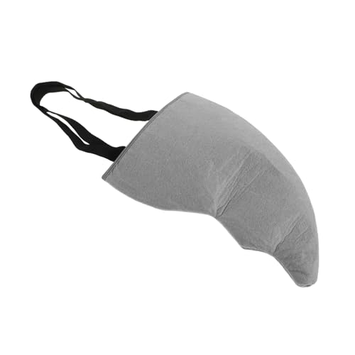 VALICLUD Lustiger Haifischriemen Partyzubehör Riemen Staubschutzknopfabdeckung Lustige Riemen Abdeckung Des Netzschalters Cartoon-schulmaterial Spitze Düse Riemen Für Erwachsene Grey Plüsch von VALICLUD