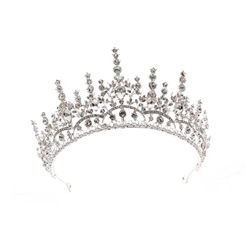 VALICLUD Luxuriöse Braut Tiara Krone Stirnband mit Funkelnden Zirkonia Kopfdekor für Frauen Leichtes Hochzeits und Festtags Haaraccessoire Geeignet für Hochzeit Abschlussball Feier VALICLUD Luxuriöse Braut Tiara Krone Stirnband mit Funkelnden Zirkonia Kopfdekor für Frauen Leichtes Hochzeits und Festtags Haaraccessoire Geeignet für Hochzeit Abschlussball Feier von VALICLUD