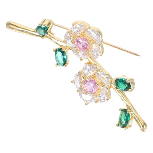 VALICLUD Mädchenblüte Brosche Damen Kleidung Anstecknadel für Mäntel Schals Pullover Eleganter Blumen Anhänger Leicht und Zeitlos als für Frauen von VALICLUD