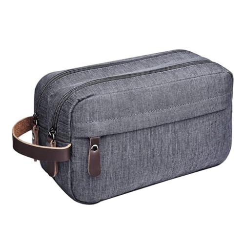 VALICLUD Kosmetiktasche Aus Wasserdichtem Nylon Mit Reißverschluss Aufbewahrungstasche Für Geschäftsreisen Waschbeutel Für Herren von VALICLUD
