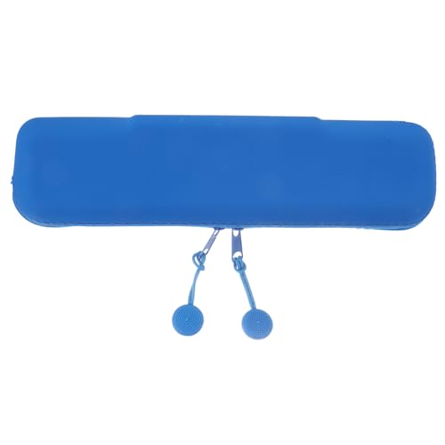 VALICLUD Make-up-pinseltasche Aus Silikon Reißverschluss Organizer-Tasche Für Reisen Tragbar Und Kompakt Make-up-pinselhalter Für Damen Und Mädchen von VALICLUD