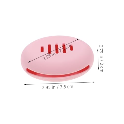 VALICLUD 2stücke Aufbewahrungsbox Für Make-up-schwämme Silikon-schwammhalter Reiseetui Für Beauty-schwämme Transparenter Organizer Für Puderquaste Bruchsicher Leicht Und Tragbar von VALICLUD