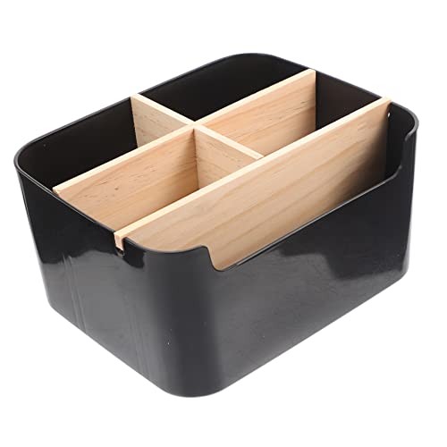 VALICLUD Make up Organizer Kosmetik Aufbewahrungsbox Abnehmbar Aus Bambus Holz Für Schminktisch Und Bad Eleganter Schreibtisch Organizer Mit Trennwänden von VALICLUD