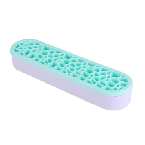 VALICLUD Make-up-pinsel-regal Aus Silikon Organizer Für Kosmetikpinsel Grün Langlebig Tragbar Zum Sortieren Und Ausstellen Von Schminkpinseln Geeignet Für Familie Und Reisen von VALICLUD