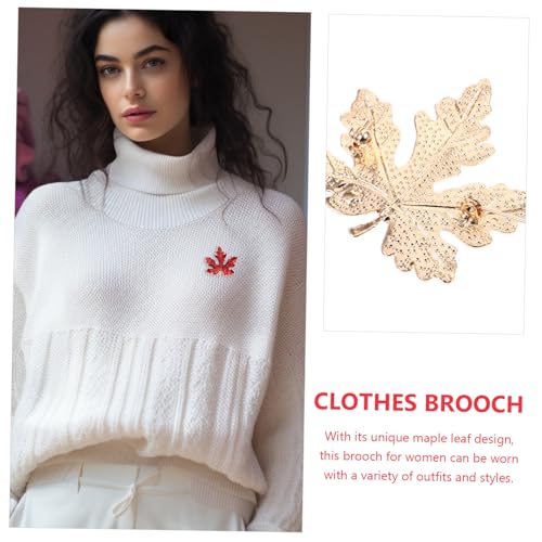 VALICLUD Maple Leaf Brosche Metalllegierung Anstecknadel Damen Kleidung Schal Schmuck Für Thanksgiving Party Zubehör von VALICLUD