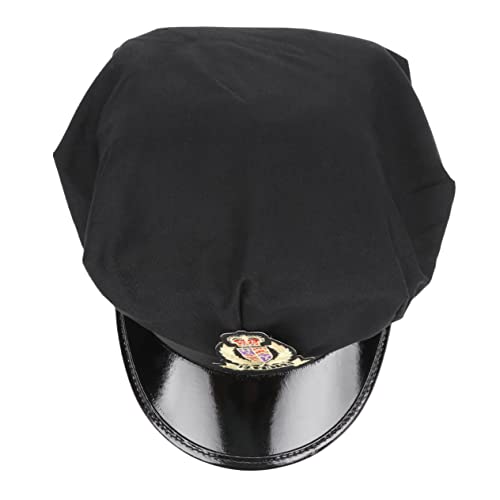 VALICLUD Sailors Hat Octagonal Captain Hat Mit Silberne Weizen-applikation Für Kostümpartys Halloween Und Nautische Themenveranstaltungen von VALICLUD