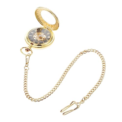 VALICLUD Mechanische Taschenuhr Mit Kette Aus Hängende Uhr Im Steampunk-Stil Robust Und Elegant Für Herren von VALICLUD