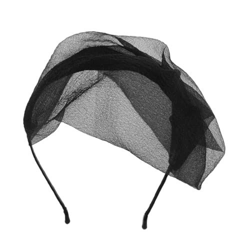 VALICLUD Netz-stirnband Für Hochzeiten Blumen-haarreif Für Partys Fascinator-stirnband Elegantes Haar-accessoire Kopfbedeckung Für Tanzveranstaltungen Atmungsaktives Netzdesign Einfach von VALICLUD