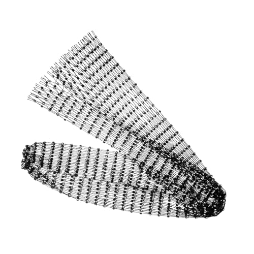 VALICLUD Mesh Head Cover mit Strasssteinen Modisches Netz Kopftuch für Damen und Teenager Eleganter Haarschmuck Atmungsaktives Mesh Design Komfortabel und Vielseitig Kombinierbar von VALICLUD