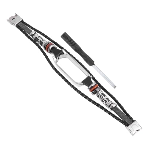 VALICLUD Metal Bead Armband Kompatibel für Mi Band Ersatzband Retro Perlen Design Unisex für Alltag Dating Shopping von VALICLUD