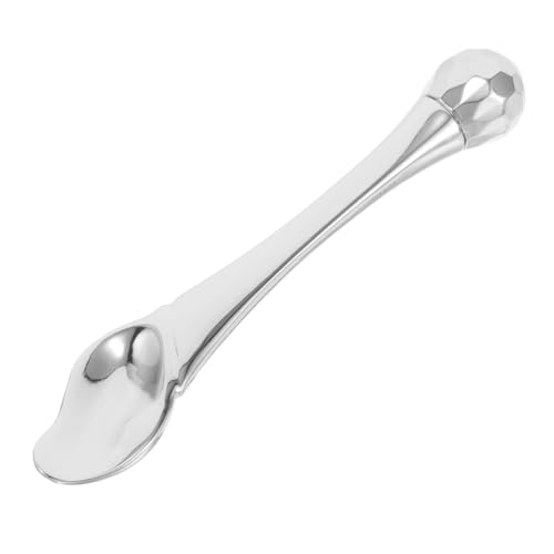 VALICLUD Metal Eye Roller Für Augenpflege Silberner Massage-stick Und Spatel Für Gesichtscreme-anwendung Tragbares Hautpflege-tool Für Frauen von VALICLUD