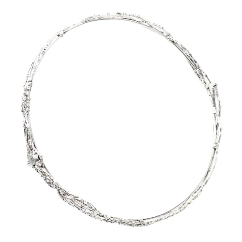 VALICLUD Metall Tiara Kronen Haarband Damen Haarschmuck Hochzeit Party Braut Kopfschmuck mit Kronen design und Dekorativem Stirnband für Festliche Anlässe von VALICLUD