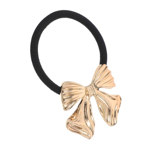 VALICLUD Metall-pferdeschwanz-haarmanschette Mit Metallschleife Elastisches Haarband Für Dickes Haar Geometrischer Haargummi-halter Für Frauen Und Mädchen von VALICLUD