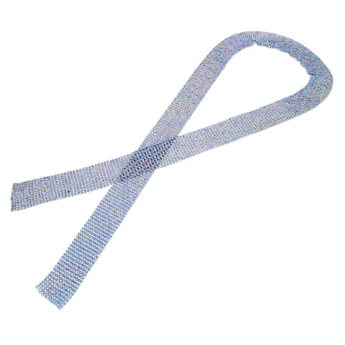 VALICLUD Metallic Pailletten Halskette und Schal für Dünner Langer Glitzer schal als Statement schmuck Vielseitig Tragbar als Halstuch oder Krawatten Modisches Accessoire für Party und von VALICLUD