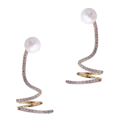 VALICLUD Ohrkletterer Manschettenohrringe Ohrcrawler-ohrringe Ohrstecker Strassohrringe Perlenohrringe Ohrkletterer Ohrringe von VALICLUD