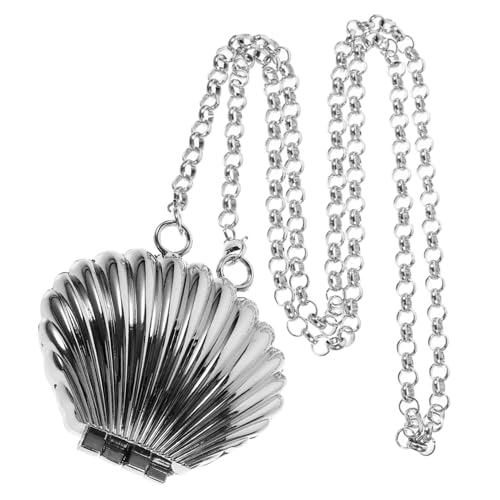 VALICLUD Mini Chain Bag Damen Umhängetasche Metallkette Klein Leicht Verarbeitung für Alltag Shopping Reise von VALICLUD