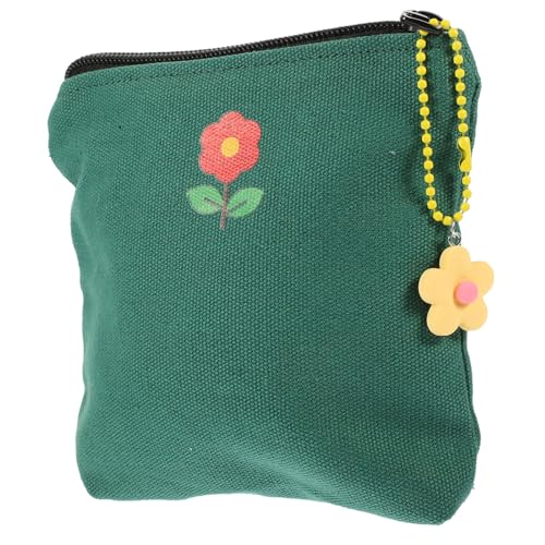 VALICLUD Mini-Geldbeutel Aus Canvas Für Damen Kompakte Aufbewahrungstasche Snack-Tasche Mit Platz Für Damenbinden Geeignet Für Schule Büro Und Reisen von VALICLUD