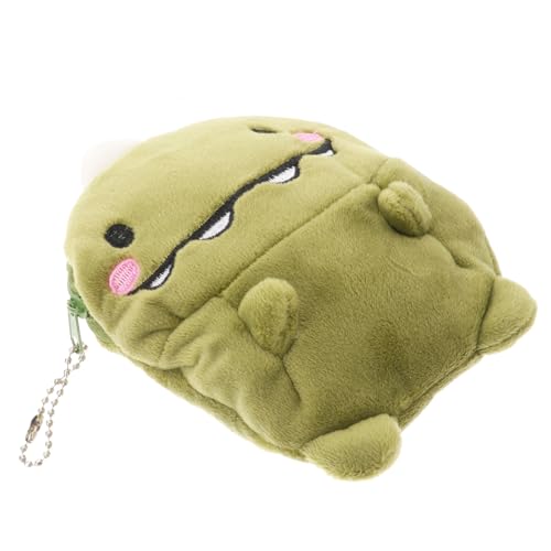 VALICLUD Dinosaurier Geldbörse Mit Reißverschluss Münzhalter Für Frauen Mädchen Münzbörse Aus Plüsch Mini-geldbörse Zum Aufbewahren Von Kleingeld Und Ausweisen von VALICLUD