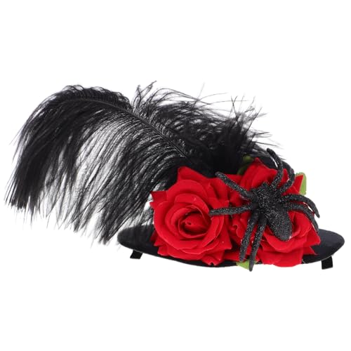 VALICLUD Mini Hut Haarclip für Damen Haarspange im Retro Stil für Hochzeiten Partys und Cosplay Dekoratives Haaraccessoire mit Einzigartigem Design und Vielseitiger Verwendung von VALICLUD