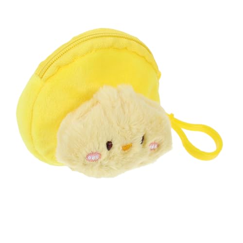 VALICLUD Mini Plüsch Kleingeldbeutel mit Süßem Design Kleines Münzbeutel für Tragbare Cartoon Geldbörse Weicher Mini Ohrhörer Aufbewahrungsbeutel Geeignet für Mädchen und Schüler von VALICLUD