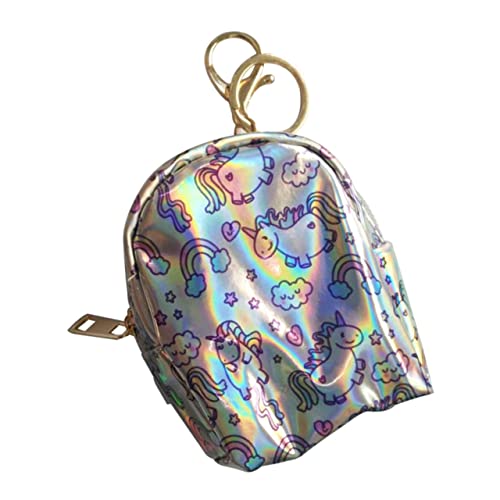 VALICLUD Iridescence Mini Geldbörse Praktische Tragbare Münztasche Mit Reißverschluss Für Schule Shopping Und Alltag Bunten Regenbogenfarben von VALICLUD