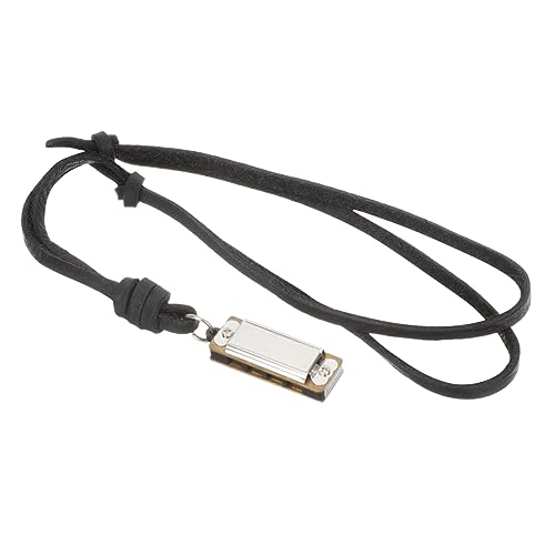 VALICLUD Miniatur-mundharmonika-anhänger Aus Legierung Für Halsketten Musikanhänger Als Geschenk Für Junge Mädchen Kleiner Mundharmonika-halsschmuck Mit Melodischem Klang von VALICLUD