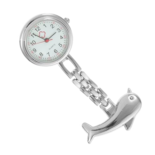 VALICLUD Mode-Steampunk Taschenuhren für Herren Digitale Schwesternuhr Digitaluhr Arzttaschenuhr Krankenschwester Taschenuhr Dolphin Brosche Uhr Arzt Taschenuhr hängende Uhr Silver VALICLUD Mode-Steampunk Taschenuhren für Herren Digitale Schwesternuhr Digitaluhr Arzttaschenuhr Krankenschwester Taschenuhr Dolphin Brosche Uhr Arzt Taschenuhr hängende Uhr Silver von VALICLUD